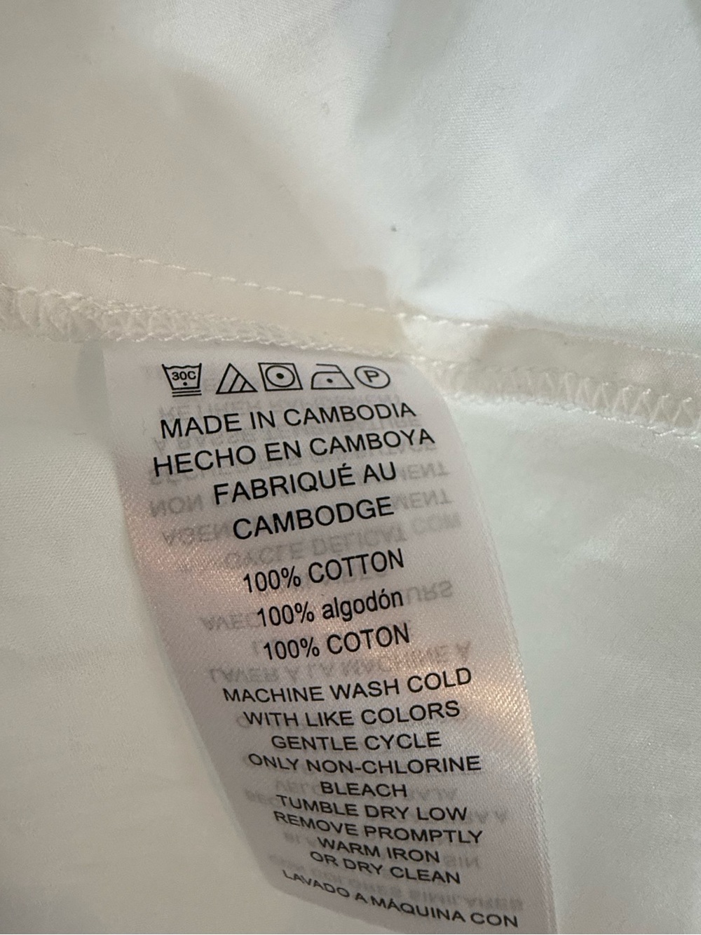 Michael Kors White Smocked Peplum Cami Top - Picture 5 of 6